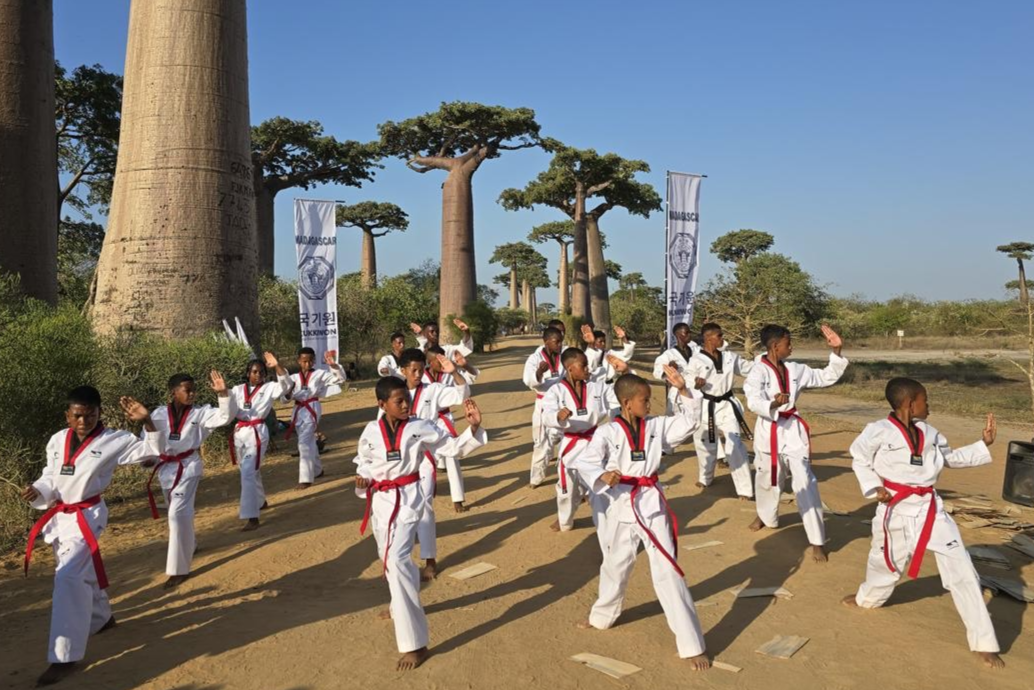 Visite au lieu de tournage de la performance de Taekwondo sur l'Allée des Baobabs (le 18 décembre)